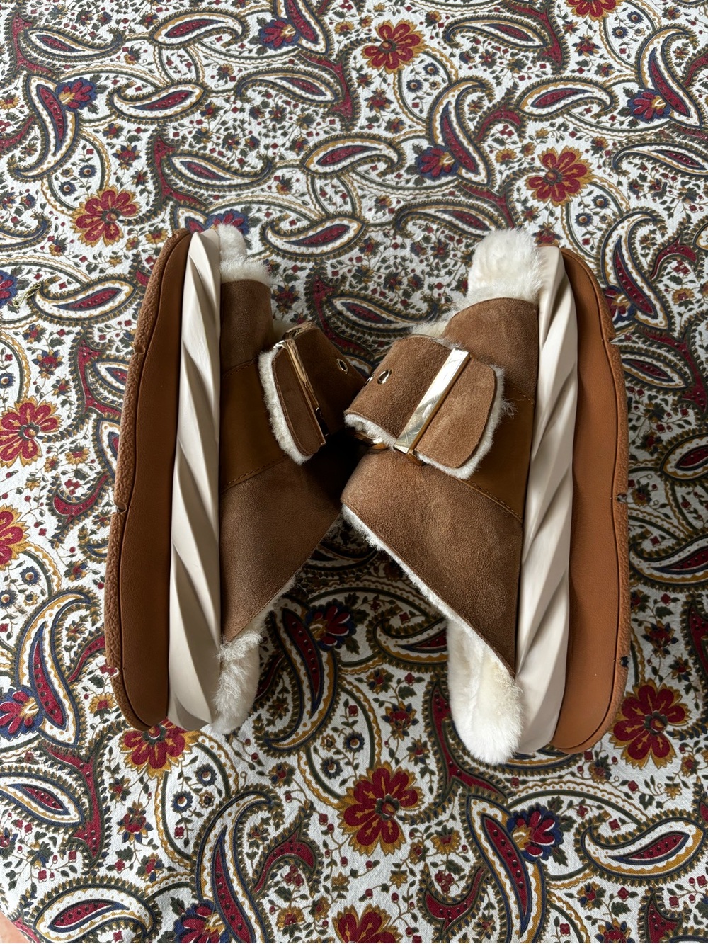 Free People Mellow 4 CCCES Shearling Slides - Picture 6 of 10